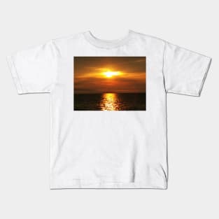 Dramatic Sunrise on the Lake Kids T-Shirt